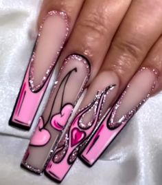 Colourful Acrylic Nails, Nails March, Birthday Nail, March Nails, Feeling Inspired