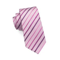 This tie is a perfect fit for someone looking for a beautifully made stripe tie! The stripe tie is one of the most versatile designs a person can have! It looks great at formal events and can be worn to more casual affairs! Stripes look great with different shirt and pocket square patterns as well! This set comes with a standard size matching pocket square and cufflinks. Specifications Ties Type: Neck Tie SetSize: One SizePattern Type: StripedColor: Purple, Pink, Blue, WhiteMaterial: SilkTie Siz Striped Summer Tie, Striped Summer Ties, Wedding Ties For Men, Pocket Square Pattern, Ties For Men, Cufflink Set, Wedding Ties, Square Patterns, Pink Tie