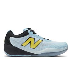 This style runs narrow. You may prefer to choose a wider width size.Built for speed  endurance  and flexibility on the court  these shoes take your tennis match to the next level. Low-top Sneakers With Cushioned Footbed For Pickleball, New Balance Sporty Basketball Shoes, Sporty Low-top Running Shoes For Pickleball, Sporty Fade-resistant Tennis Sneakers, Sporty Anti-slip Sneakers For Sports, Womens Tennis Shoes, Tennis Match, Slides Women, Womens Tennis