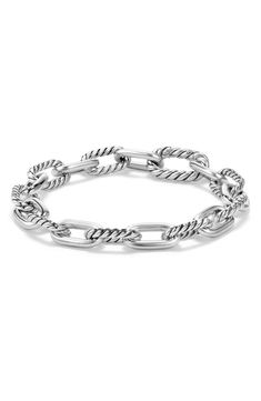 David Yurman DY Madison Chain Sterling Silver Bracelet, 8.5mm | Nordstrom Classic White Gold Bracelet With Chunky Chain, Classic White Gold Bracelets With Chunky Chain, Classic White Gold Chunky Chain Bracelet, Classic Sterling Silver Bracelet With Chunky Chain, Classic Sterling Silver Bracelet With Chunky Oval Links, Elegant Sterling Silver Bracelet With Chunky Chain, Elegant Sterling Silver Chunky Chain Bracelet, Gents Bracelet, Pearl Chain Necklace