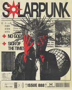 an advertisement for the punk band skarpunkk, with two hands up to their face