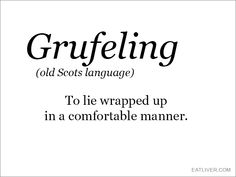 the words grufling are in black and white