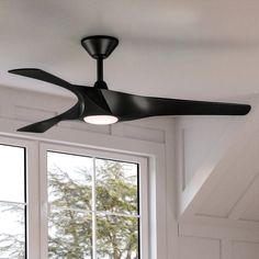 A unique lighting fixture, the Urban Ambiance UHP9361 Transitional Ceiling Fan in Midnight Black Finish from the Geraldton Collection adds a touch of luxury to any room with a window. Transitional Ceiling Fan, Hugger Ceiling Fan, Light Diffuser, Interior D, Outdoor Cover, Ceiling Canopy, Modern Ceiling Fan, Fan Blades, Outdoor Ceiling Fans