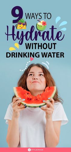 Ways To Stay Hydrated, Hydrating Foods, How To Make Water, Drink Enough Water, Water Hydration, Hydrating Drinks, Healthy Advice, Health Planner, Healthy Routine