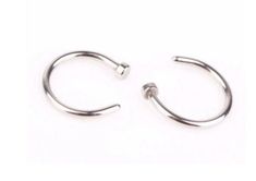 ~*Stainless Steel Silver Hoop Nose Ring Loop Nose Ring*~ Details: Thickness: silver: 0.6, 0.8, .10mm gold: 8mm Diameter: around 2mm / 8mm Material: Stainless Steel I have 2 different nose rings. I have silver which looks like a nail loop, and I have gold which is a thinner loop. The gold only comes in 1 size which is 8mm If you have any other questions, please feel free to message me. Enjoy! Soulace Jewelry Everyday Silver Round Nose Rings, Nickel Free Minimalist Hoop Septum Ring, Minimalist Nickel-free Hoop Septum Ring, Minimalist Silver Huggie Nose Rings, Minimalist Internally Threaded Nose Rings, Minimalist Silver Hoop Nose Rings, Minimalist Nickel Free Nose Ring, Adjustable Silver Minimalist Nose Rings, Minimalist Adjustable Silver Nose Rings