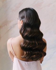 Hollywood Curls, בר מצווה, Wedding Hair Inspiration, Bridal Hair And Makeup, Formal Hairstyles, Aesthetic Hair, Bride Hairstyles, Hair Dos