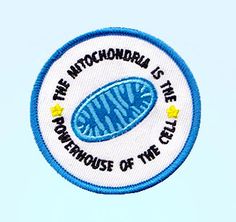 a blue and white patch with the words, the mitchelldale is life waterhouse of the gulf