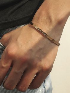 Mens Cuff Bracelets, Mens Rings Fashion, Mens Gold Jewelry, Gold Jewelry Stores, Mens Gold Bracelets, Hand Bracelet