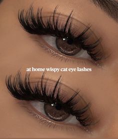 get similar look with FAUX MINK lashes wispy cat eye (Amazon linked) Eyelashes Volume, Lashes Wispy, False Eyelash Accessories, Eye Natural, Fox Eyes, Natural False Eyelashes