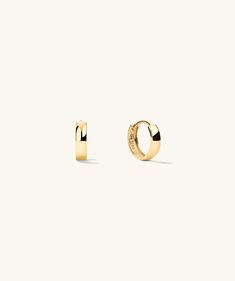 Formerly known as the Bold Hoops. You know them, you love them: they're your favorite hoops. Those outfit-elevating, mood-boosting, can't-go-wrong hoops. Small Gold Hoops, Gold Earrings For Women, Yellow Gold Jewelry, Sell Gold, Huggie Hoop Earrings, Engraved Items, Gold Hoops, Huggies Earrings, Gold Vermeil