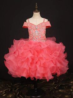 Stunning Little Girls Party Dresses,Little Princess Dress for Teens Off The Shoulder,watermelon girls pageant dresses,GPD0045 Pink Pageant Dress For Quinceanera Prom Season, Pink Pageant Dress For Prom Season, Pink Dress For Pageant And Prom Season, Pink Dress For Prom Season Pageant, Pink Sleeveless Pageant Dress, Sleeveless Summer Pageant Dress, Pink Fitted Pageant Dress For Quinceanera, Pink Sleeveless Pageant Dress For Prom Season, Sleeveless Ruffled Pageant Dress