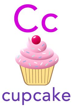 the letter c is for cupcake