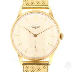 Description: Add a touch of luxury to your watch collection with this vintage 18K Longines watch. Crafted from 18K yellow gold, this watch is a true statement piece with its intricate design and attention to detail. Specifications: Metal: 18K Yellow Gold Weight: 66.7g Brand: Longines Item Code: 891250 Classic Yellow Gold Diamond Watch With Round Dial, Antique Yellow Gold Chronometer Watch, Classic Yellow Gold Watch Accessories With Subdials, Antique Yellow Gold Watch Accessories With Subdials, Classic Yellow Gold Diamond Watch With Polished Finish, Classic Yellow Gold Chronometer Watch Accessories, Classic Gold Watches With Subdials, Classic Yellow Gold Watches With Polished Finish, Gold Timeless Chronometer Watch Accessories