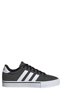 Iconic branding defines a smart sneaker with timeless skate-inspired style. Lace-up style Textile upper and lining/rubber sole Imported Sneaker Men, Up Styles, Nordstrom Rack, Rubber Sole, White Black, White And Black, Size 7, Nordstrom, Lace Up