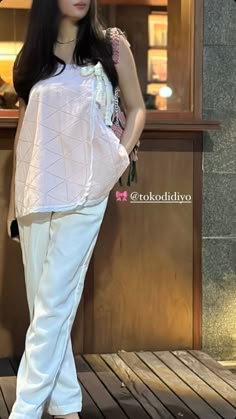 Berkain Outfit, Staycation Outfits, Outfit Ngampus, Modesty Outfits, House Clothes, Style Korea, Kawaii Fashion Outfits, Casual Chic Outfit, Simple Trendy Outfits