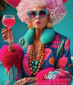 Pink Hair, A Woman, Wine, Sunglasses, Hair, Pink, On Instagram, Instagram