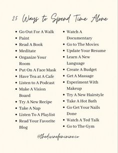 How To Not Feel Emotions, Ways To Make Yourself Feel Better, How To Just Be, Learning Myself, Ways To Relax Your Mind, How To Learn To Love Yourself, How To Know Yourself Better, How To Feel Better About Yourself, How To Spend Time Alone