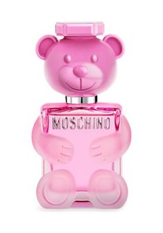 #TOY2BUBBLEGUM The new fragrance by Moschino encased in the iconic teddy bear shape in PINK. Bubble Gum fragrance envelops the body and stimulates the mind. Item #6X32 3.4 oz Eau de Toilette Spray Notes: Bubble Gum Accords Candied Citrus Fruits Bulgarian Rose Peach Flowers Cocktail of Silky Musks | Moschino Women's Toy 2 Bubble Gum Eau de Toilette Spray, 3.4 Ounces Louis Vuitton Parfum, Perfume Moschino, Moschino Perfume, Moschino Toy 2, The Perfume Shop, Rose Peach, American Crew, Hair Mist, Unisex Perfume