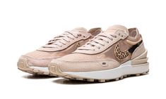 WMNS Waffle One DJ9776 200 Nike Waffle One, Nike Waffle, Leopard Shoes, Pink Leopard, New Nike, Stylish Sneakers, Saucony Sneaker, Perfect Pair, Fossil