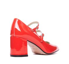 Carel red Alice pumps, pointed toe, patent leather, lateral bucklesComposition: 100% Patent Leather Upper/leather Sole Carel Paris, Chloe Purses, Saint Laurent Shoes, Sneaker Wedge, Manolo Blahnik, Luxury Shoes, Shoe Brands, High Heel Shoes, Shoe Laces