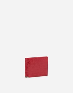 Elegant and understated, this crocodile skin wallet features a money clip. It allows you to have your essentials with you at all times and can be comfortably slipped into your pocket. Six card slots Money clip Measurements. 12 x 9 x 2 cm - 4.7 x 3.5 x 0.8 inches Made in Italy Wallet With Money, Red Wallet, Crocodile Skin, Clip Wallet, Money Clip Wallet, Bifold Wallet, Small Leather Goods, Clip Ins, Leather Goods