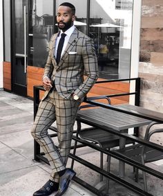 Grey Suits, Men Street Style, Man Pants, Ethical Brands, Groom Wear, Grey Plaid, Men’s Suits, Men's Coats & Jackets, Tailored Blazer