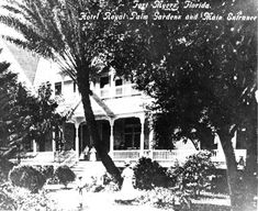 an old black and white photo of a house