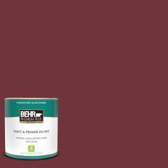 a can of behr ultra paint in dark brown