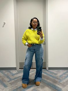 #workfit #ootd #casualfits #modestfashion #fallvibes #fallfashion Postpartum Outfits Black Women, First Day Of Class Outfit College Winter, Cute Hbcu Homecoming Outfits, Boots With Mom Jeans Winter, Modesty Outfits For Church, The Cosby Show Fashion, Teacher Bae Outfits, Casual Chic Outfit Black Women, La Looks Outfits