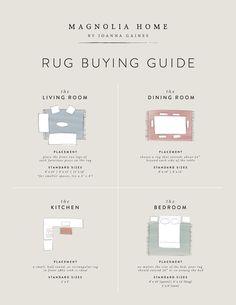 the instructions for rug buying guide