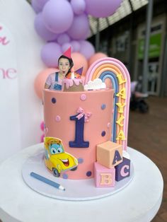 a birthday cake for a one year old girl