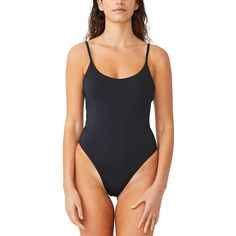 Keep It Classic In This Scoop-Neck One-Piece Swimsuit From Cotton On Body. Approx. Model Height Is 5'6" And She Is Wearing Size Small Cheeky Bottom Coverage Pull-On Styling; Adjustable Straps Scoop Neckline Lined Shell & Lining: Polyester/Elastane Machine Washable Imported Approx. Model Height Is 5'6" And She Is Wearing Size Small Machine Washable Shell & Lining: Polyester/Elastane Black Scoop Neck Bodysuit For Pool, Black Scoop Neck Bodysuit For Beach, Swimsuit Collection, Swimsuits Hot, Summer Beach Wear, Beachwear For Women, Swimsuit Cover Ups, Black Swimsuit, Cotton On