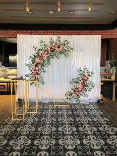 Decoration Birthday Ring Decorations, Simple Backdrop Decorations, Decorating Ideas Wedding, Wedding Decorating Ideas, Reception Stage Decor