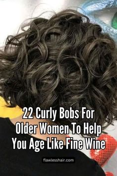 Layered Bob With Loose Curls Hairstyles For Long Hair Black, Loose Perm Short Hair, Black Men Braids, Curly Bobs For Older Women, Older Woman Curly Hair, London Hairstyles, Curled Bob Hairstyle, Medium Curly Bob