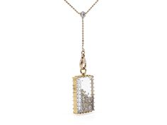 Featuring brown and yellow loose diamonds encased in a rectangular pendant, suspended from a lariat style bead chain, accented by a single bezel set old European cut diamond, in 18k gold with two lobster clasps. The retail price was $16,500. Blue Gemstone Necklace, Diamond Flower Pendant, Jewellery Marketing, Diamond Chain, Bead Chain, Sea Pearls, European Cut Diamonds, Diamond Flower, Blue Gemstones