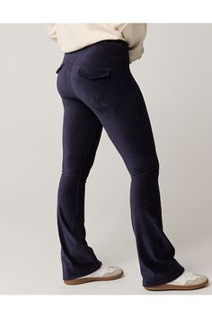 THE LOOK: Elevated, retro corduroy. Faux back pockets./THE FEEL: Ultra-soft & ribbed./THE MOVES: On the go. Or out on the town./Accessibility deets: wide leg opening and tagless label to minimize irritation & maximize comfort! Aerie Cross Flare Leggings, Aerie Leggings Crossover, Aerie Cotton Leggings, Aerie Velour Flare Pants, Aerie Women’s Leggings, Aerie Clothing, Boot Cut Leggings, Offline By Aerie, Bra Dress