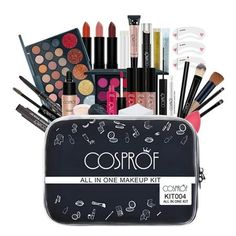 Cosprof All-in-one Makeup Kit, 27 Pcs Travel Makeup Gift Kit Complete Starter Makeup Bag Lip Gloss Lipstick Concealer Blush Powder Eyeshadow Palette, Makeup Kits for Women, Christmas Gift Set Perfect Gift Beauty Set for Christmas, Holiday, Birthday, New Year Cosprof 27Pcs All In One Makeup Set A great Cosprof 27Pcs all-in-one makeup kit includes makeup bag, eyeshadow, primer, eyebrow pencil, eyeliner, lipstick, lip gloss, lip balm, cosmetic brush, powder puff, concealer, colorful eye pigment, fa Starter Makeup, Makeup Advent Calendar, Makeup Storage Case, Makeup Toys, Makeup Kit For Kids, Play Makeup, Makeup Kits, Lipstick Palette, Eye Pigments