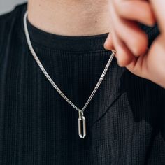 A durable, masculine, and minimalist stainless steel pendant necklace that will not tarnish or rust over time, even when worn in water. 💎Free shipping on all orders💎Waterproof and non-tarnish 💎Packaging that is ready to offer as a gift💎Customizable and adjustable chain length The oval pendant necklace, a durable and timeless necklace A classic and minimalist design, this pendant necklace is the perfect accessory for any man in your life. Treat them to something timeless and special! Because Minimalist Polished Link Chain Necklace, Minimalist Silver Chain Necklace With Oval Pendant, Modern Oval Pendant Chain Necklace As Gift, Modern Oval Pendant Chain Necklace For Gift, Modern Oval Pendant Chain Necklace Gift, Modern Oval Pendant Chain Necklace With Adjustable Chain, Modern Chain Necklace With Oval Pendant For Everyday, Modern Everyday Chain Necklace With Oval Pendant, Modern Oval Pendant Chain Necklace For Everyday