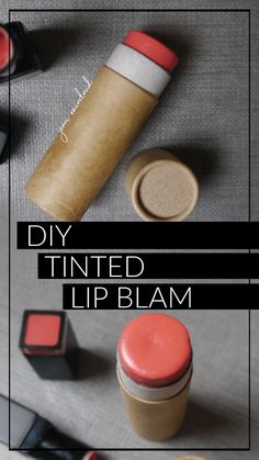 Tinted Lip Balm Diy, Lip Tint Diy, Diy Tinted Lip Balm, Eco Makeup, Homemade Lip Balm Recipe, Diy Lipstick