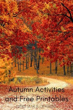 autumn activities and free printables