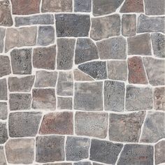 an image of a stone wall that looks like it is made out of different colors