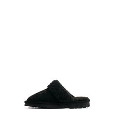 Slip into comfort with the Ariat Women's Jackie Black Suede Slippers, crafted to elevate relaxation. Made from genuine black suede leather, these slippers feature a plush acrylic collar that wraps your feet in warmth. The square toe adds a touch of western flair, while decorative bug and wrinkle stitching and a suede logo medallion offer stylish accents. With superior foam cushioning underfoot, every step feels like you're walking on clouds, making these slippers ideal for lounging around the house or stepping out for a quick errand. The indoor/outdoor EVA sole ensures versatile wear without compromising on comfort. Designed for convenience, these slip-ons provide a snug yet easy fit, perfect for those moments when you need effortless coziness. Whether it’s a lazy weekend morning or windin Scarf Face Mask, Buckaroo Boots, Alligator Boots, Cowboy Boots Square Toe, Ostrich Boots, Lazy Weekend, Roper Boots, Boots Square Toe, Suede Slippers