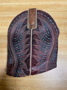 Up cycled Ariat cowboy boot bag. Can be ties to d-ring on saddle or to the girth/cinch. Big enough to hold your phone and keys. Western Brown Bags For Rodeo, Western Style Brown Bags For Rodeo, Western Style Travel Bag With Leather Backing, Ariat Cowboy Boots, Cowboy Boot, Boot Bag, Coin Purses, Purse Pouch, D Ring