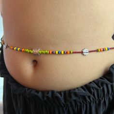 Firm Standard length for Firm style waist beads is 50 inches. * All bodies are loved. If you require additional length, place your desired size in the notes during checkout. Bohemian Multicolor Jewelry With Silver Beads, Bohemian Festival Jewelry With Tiny Beads, Bohemian Silver Beads Jewelry For Summer, Bohemian Jewelry With Silver Beads For Summer, Bohemian Jewelry With Tiny Beads, Bohemian Silver Beaded Jewelry For Summer, Bohemian Summer Jewelry With Spacer Beads, Artisan Jewelry With Tiny Beads For Festival, Bohemian Jewelry With Spacer And Metal Beads