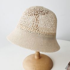 Crochet Floral Hat, Hollow Out Sun Hat, Floppy Hat, Fishing Hat, Straw Beach Hat, Bucket Hat for Women, Elegant Lace Summer Hat, Basin Hat - Etsy Lightweight Brimmed Cloche Hat For Beach, Lightweight Short Brim Cloche Hat For Beach, Beige Cloche Hat For Vacation, Brimmed Yarn Bucket Hat, Adjustable Summer Cloche Hat, Summer Cloche Sun Hat, One Size Fits Most, Adjustable Cloche Hat For Vacation, Crochet Bucket Hat For Beach Season, Lightweight Crochet Hat For The Beach