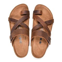 PRICES MAY VARY. Leather sole Comfortable Sandals For Women, Cork Sandals, Genuine Leather Sandals, Walking Sandals, Slingback Sandals, Leather Sandals Women, Toe Ring, Diy Shoes, Sandals For Women