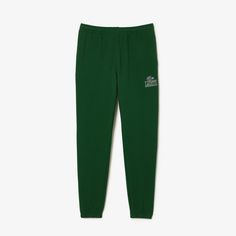 These athletic track pants are soft, comfortable and super stylish. Stand out with our iconic signature print. Modern cut offers freedom of movement. Cotton Jogging Pants With Logo Detail, Sportswear Joggers With Logo Detail For Jogging, Athleisure Joggers With Logo Detail For Jogging, Casual Jogging Sweatpants With Logo, Green Sporty Tapered Sweatpants, Sporty Green Tapered Sweatpants, Green Tapered Leg Sporty Sweatpants, Athleisure Jogging Bottoms With Logo Detail, Athleisure Bottoms With Logo For Jogging