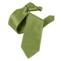 Lime Green Satin Slim-Width Neck Tie Elegant Green Formal Neckwear, Elegant Solid Color Neckwear For Weddings, Elegant Adjustable Solid Ties, Elegant Neckwear For Wedding, Green Standard Tie For Party, Green Standard Tie For Parties, Solid Color Standard Tie For Wedding, Formal Green Ties, Classic Solid Color Neckwear For Weddings