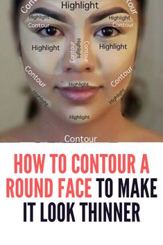 Thinner Face, Best Face Makeup, How To Contour Your Face, Contouring For Beginners, Face Contouring Makeup, Chubby Face