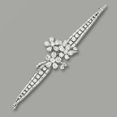 925 Sterling Silver Simulated CZ Diamond Studded Tennis Bracelet For Women Diamond Bracelet Design, Van Cleef And Arpels, Jewelry Bracelets Silver, Diamond Jewelry Designs, Baguette Diamonds, Bracelets Gold Diamond, Stylish Bracelet, Diamond Bangle, Van Cleef Arpels